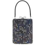 Self-Portrait Multi Crystal Chainmail Mini Handbag