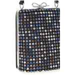 Self-Portrait Multi Crystal Chainmail Mini Handbag