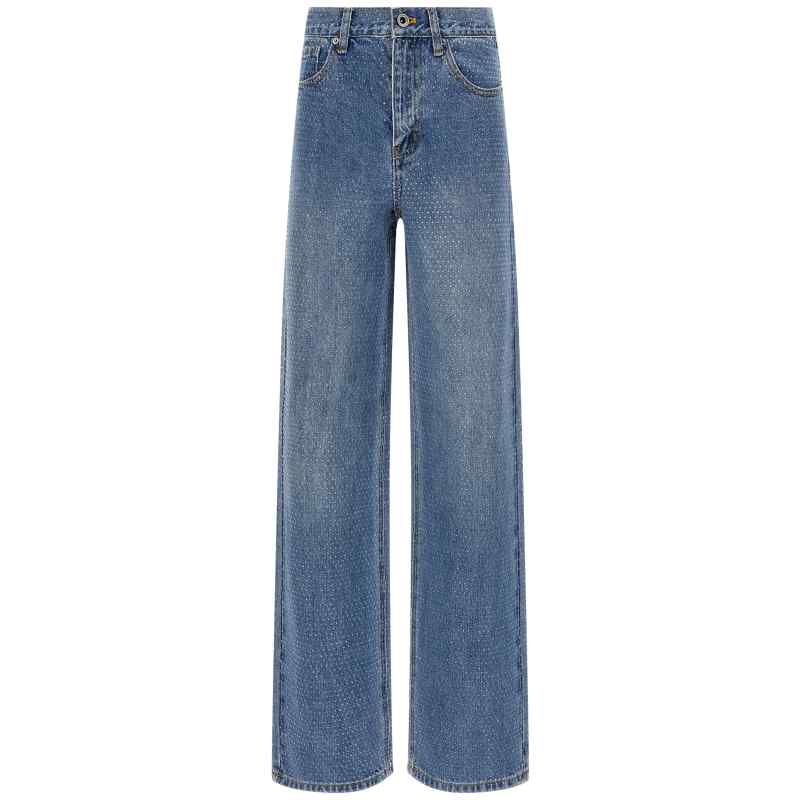 RS26813PABLBLUE_01_M_2025-11-20T12-02-05.707Z-4 Self-Portrait Rhinestone Denim Straight Leg Jeans
