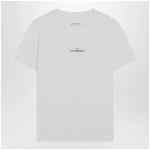 Maison Margiela White T-shirt with distorted logo