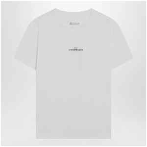 Maison Margiela White T-shirt with distorted logo