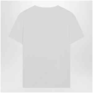 Maison Margiela White T-shirt with distorted logo