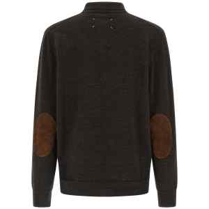 Maison Margiela Suede Patch Polo Shirt