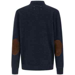 Maison Margiela Suede Patch Polo Shirt