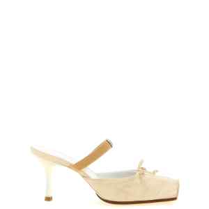 Mm6 Maison Margiela Square Toe Mules