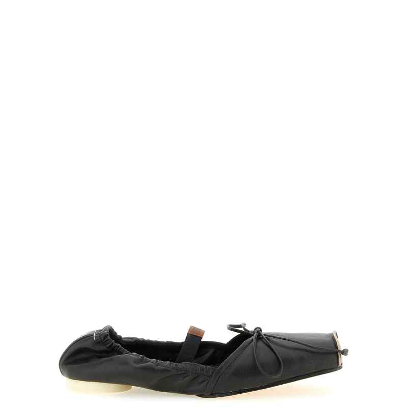 Mm6 Maison Margiela Square Toe Ballet Flats