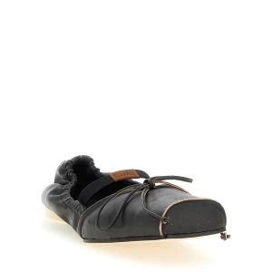 Mm6 Maison Margiela Square Toe Ballet Flats