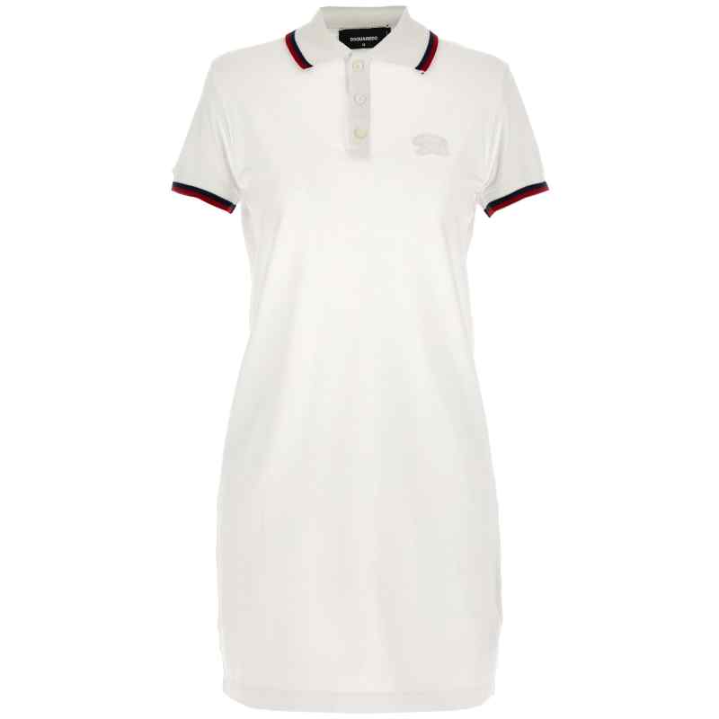 Dsquared2 Maxi Cut Out Polo Dress