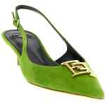 Elisabetta Franchi Suede Slingbacks