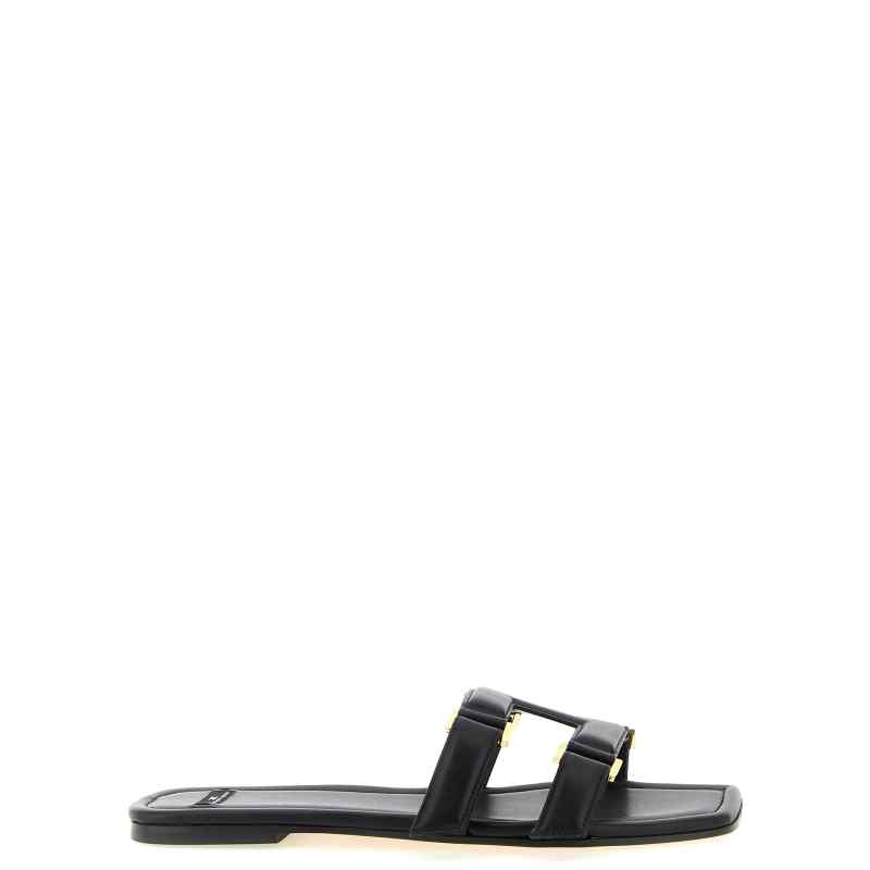 Elisabetta Franchi Nappa Leather Sandals Elisabetta Franchi Nappa Leather Sandals