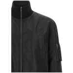 Mm6 Maison Margiela White Stitch Line Bomber Jacket