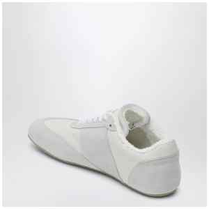 MM6 Maison Margiela White leather and suede Anatomic sneaker