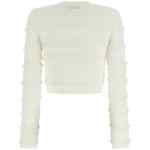 Self-Portrait Pointelle Diamante Cardigan