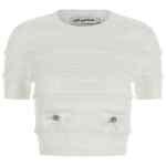 Self-Portrait Pointelle Knit Top