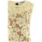 Self-Portrait Yellow Crochet Lace Midi Dress