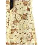 Self-Portrait Yellow Crochet Lace Midi Dress