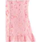 Self-Portrait Pink Lace Collared Dress