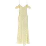 Self-Portrait Satin Striped Long Dress