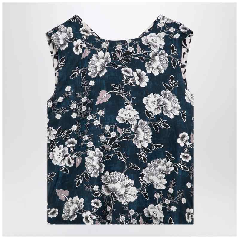 Max MaraTimeless Reversible blue sleeveless top Max MaraTimeless Reversible blue sleeveless top