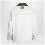 Ami Paris Ivory padded worker cotton jacket