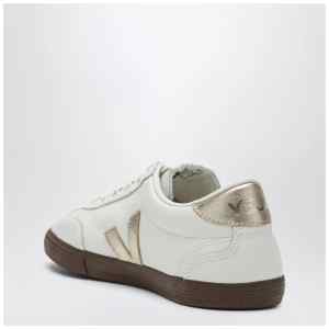 VEJA Volley sneakers in white/platinum leather