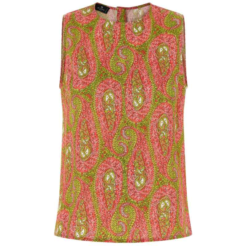 Etro Paisley Foliage Top