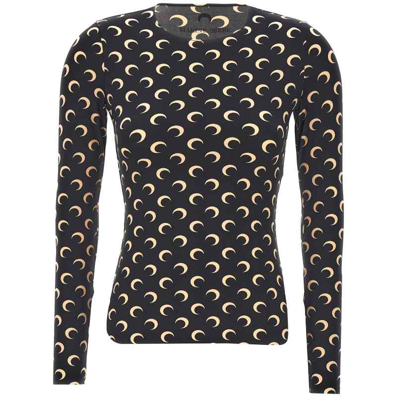 Marine Serre Moon Printed Jersey T-shirt
