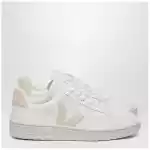 VEJA Sneakers V-12 in white and pink leather