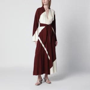 Alberta Ferretti Printed dress in viscose twill