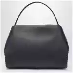 Ferragamo Navy and brown leather Hug Soft L handbag