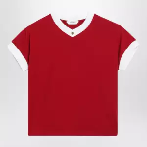 Versace Red cotton jersey T-shirt