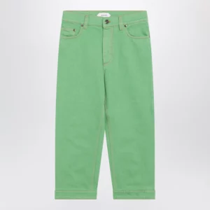 Versace Pastel green Capri jeans