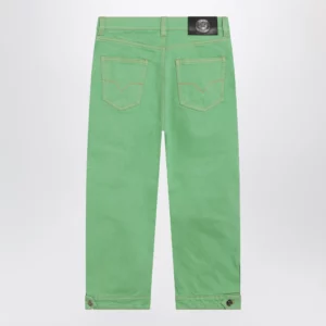 Versace Pastel green Capri jeans