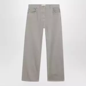 The Row Finbar cotton jeans in smoke grey