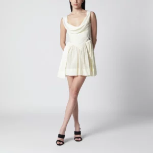Vivienne Westwood Sunday mini dress in milk-colored cotton