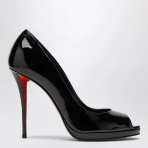 Christian Louboutin Lady Z black patent calfskin pumps