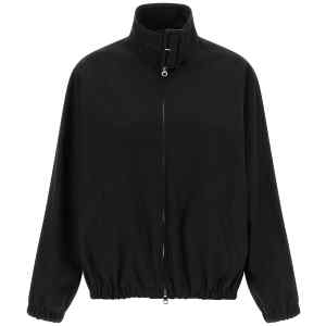 Courreges Buckle Zipped Bomber Jacket