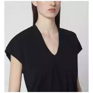 Dries Van Noten Black V-neck T-shirt