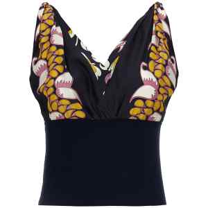 Tory Burch Printed Silk Top