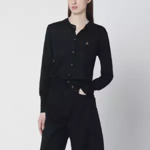 Vivienne Westwood Black wool and silk cardigan
