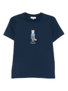 Maison Kitsuné Dressed Fox print T-shirt