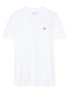 Maison Kitsuné Fox-embroidered polo shirt