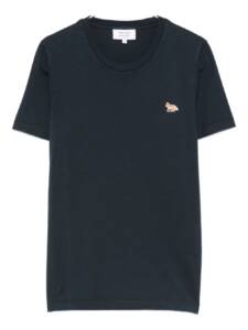 Maison Kitsuné Embroidered-logo t-shirt