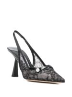 Jimmy Choo Amita 45 patent leather slingback pumps