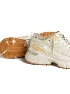 Golden Goose Lightstar Men's white leather and mesh Sneaker
