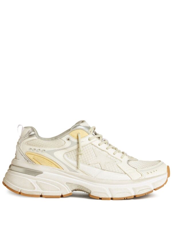 Golden Goose Lightstar Men's white leather and mesh Sneaker
