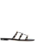 Valentino Garavani Rockstud flat slide sandals