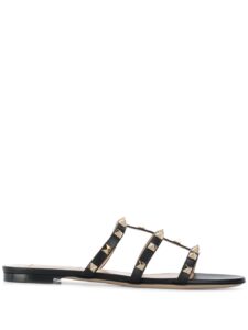 Valentino Garavani Rockstud flat slide sandals