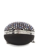 Self-Portrait Multi Crystal Heart Clutch