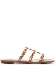 Valentino Garavani Rockstud Flat Slide Sandal